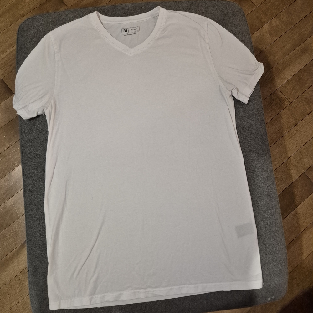Simons White Short Sleeve Tee